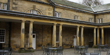 The beautiful courtyard