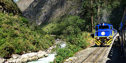 Viaje en tren a Machu Picchu