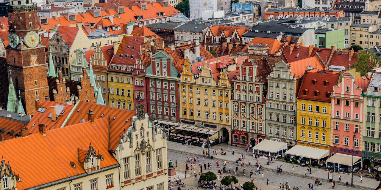 Vue sur Wrocław