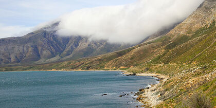 La route entre Gordon's Bay et Rooiels