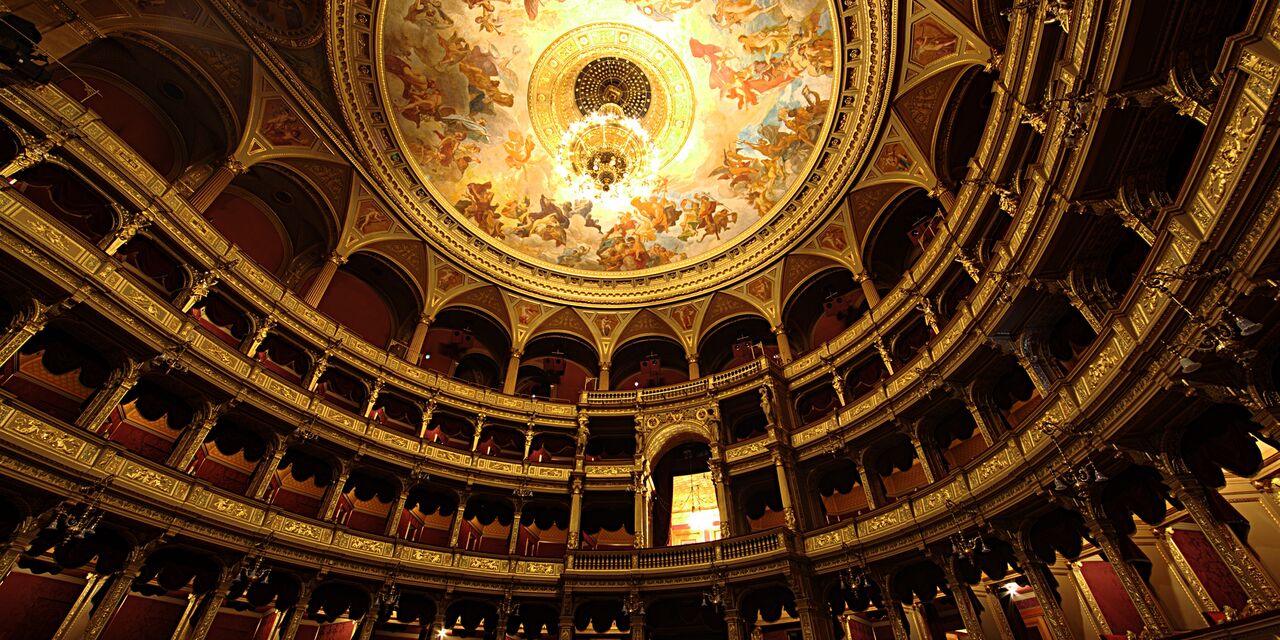 Interni del Teatro dell’opera di stato ungherese