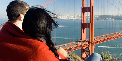 Zicht vanaf de Marin Headlands