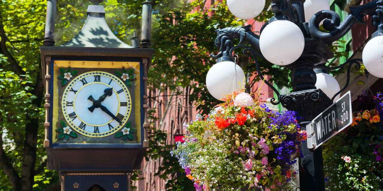 The Gastown steam clock