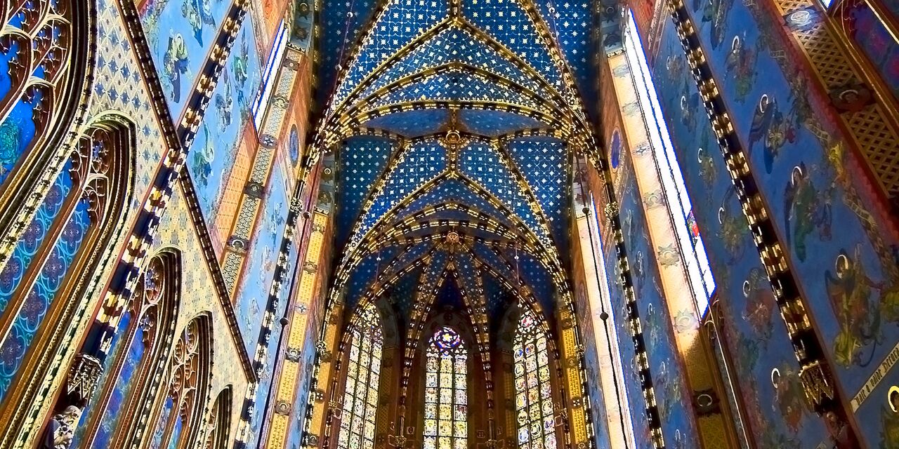 Intérieur de la basilique Sainte-Marie 