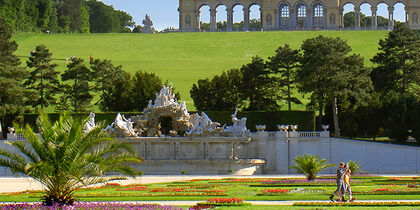 De tuinen van paleis Schönbrunn