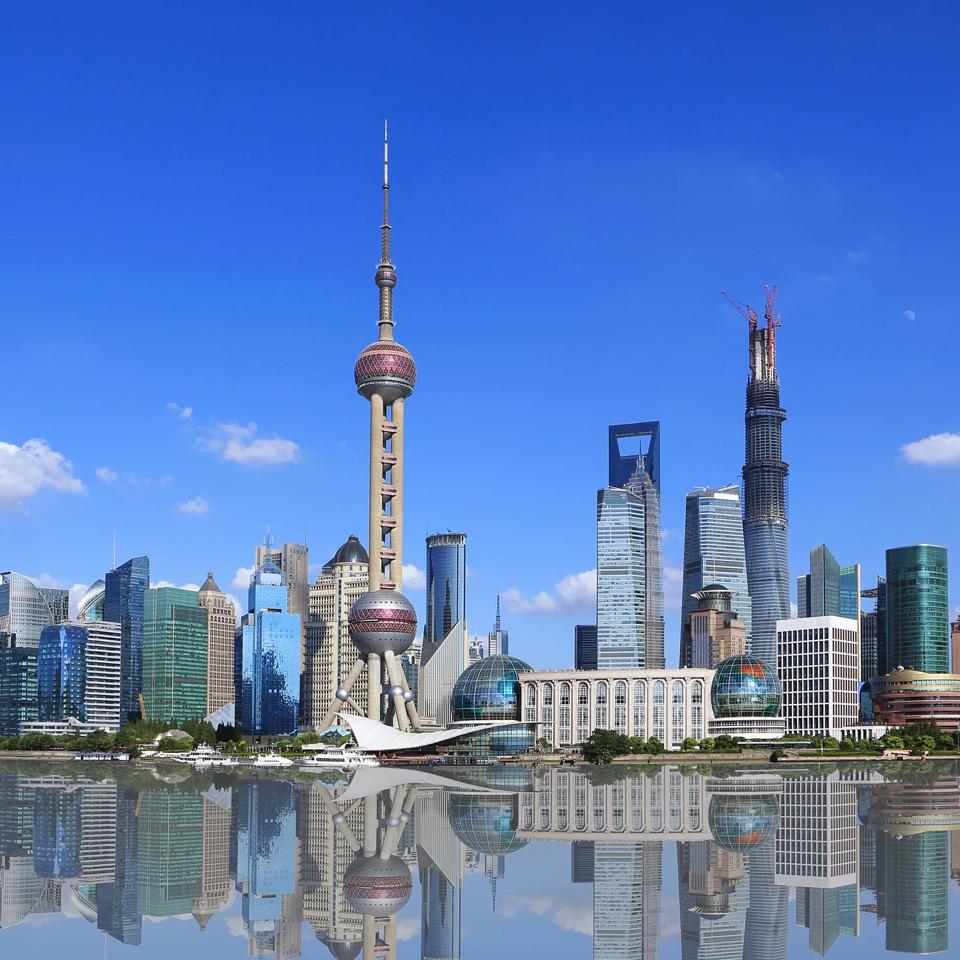 浦东的天际线:陆家嘴