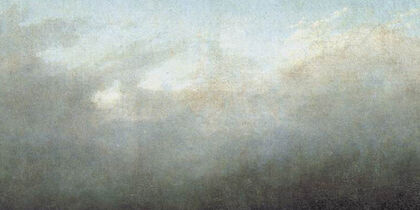 Der Mönch am Meer de Caspar David Friedrich