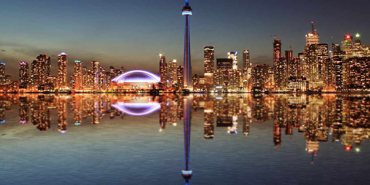 The Toronto skyline