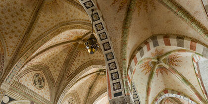 The pointed arches of Santa Maria delle Grazie