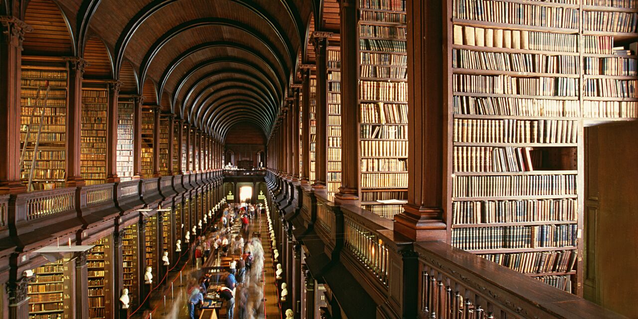 La biblioteca del Trinity College