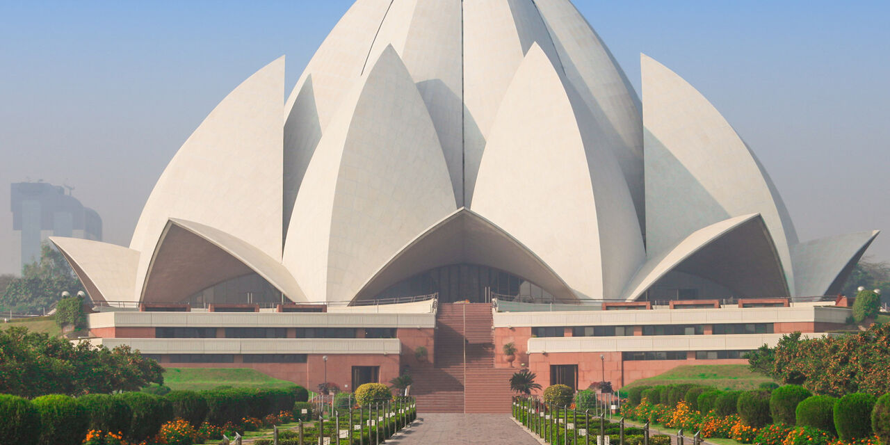 lotus temple construction