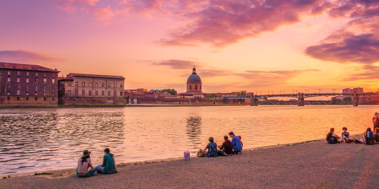 Relaxen aan de Garonne