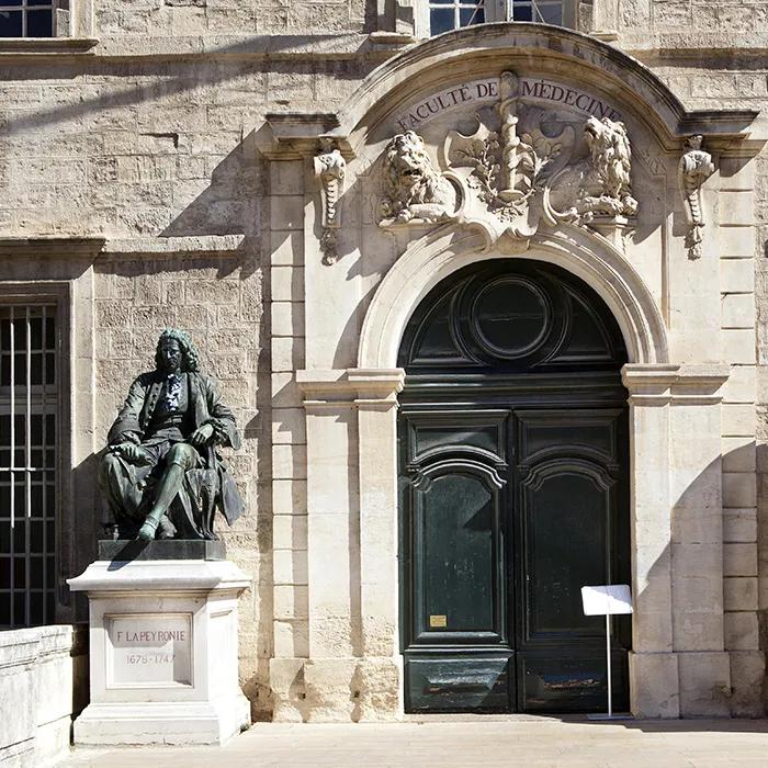 The medical faculty, founded in the 13th century