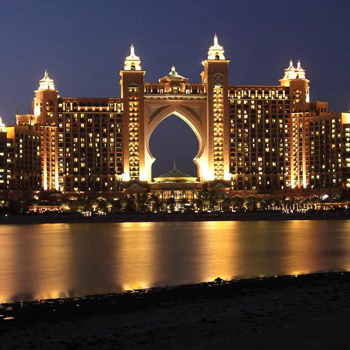 The impressive Atlantis Hotel