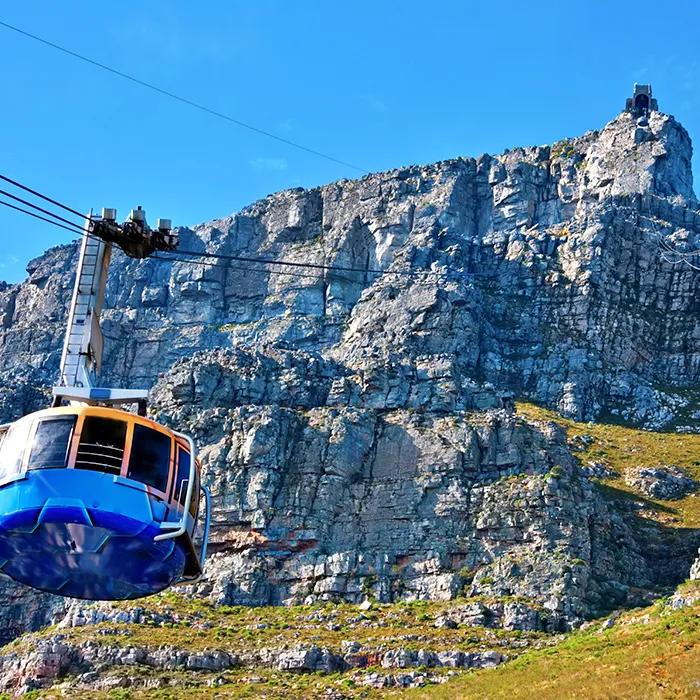 Cable car to Table Mountain