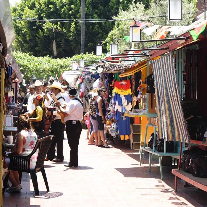 Viva Mexico in Olvera Street