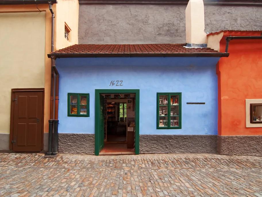 The former residence of writer Franz Kafka