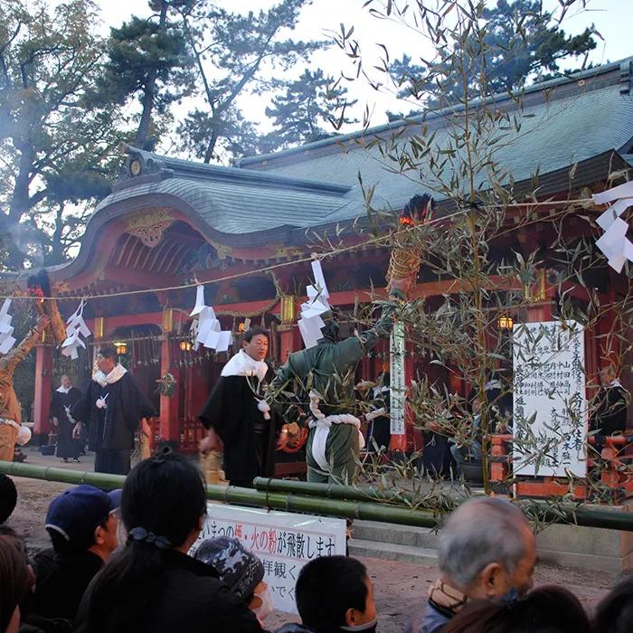 The Setsubun festival in Japan