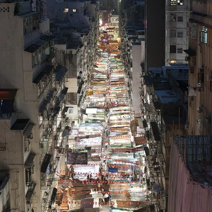 The evening market on Temple Street