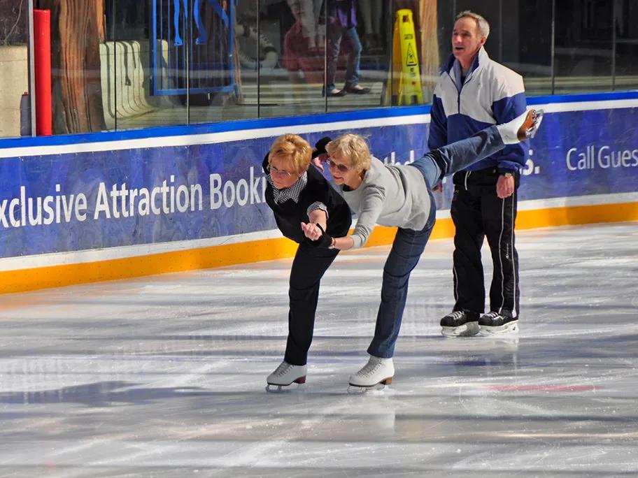The skating rink