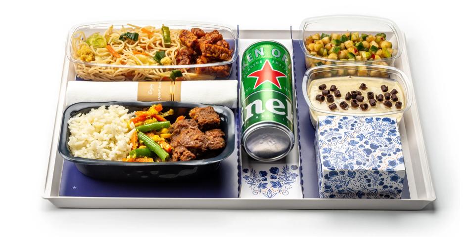 A la Carte meal - Indonesian tray