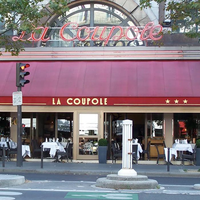The entrance to La Coupole