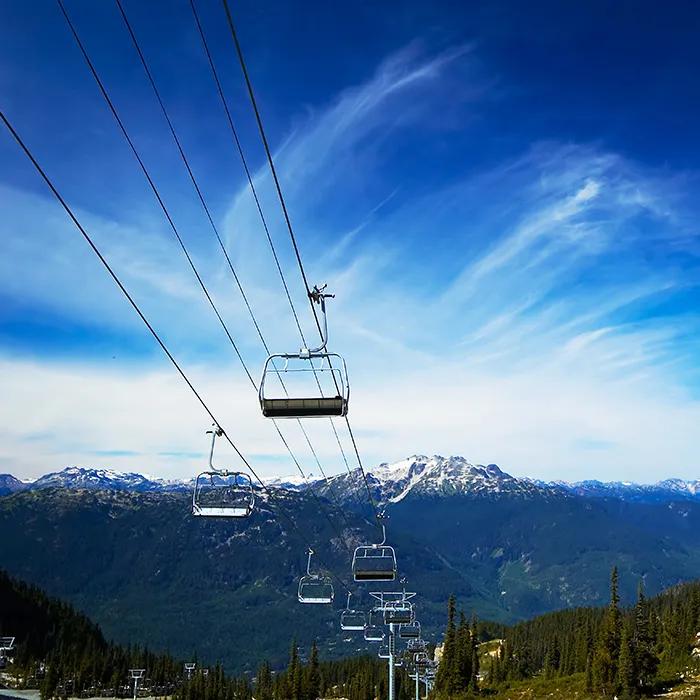 The view of Blackcomb