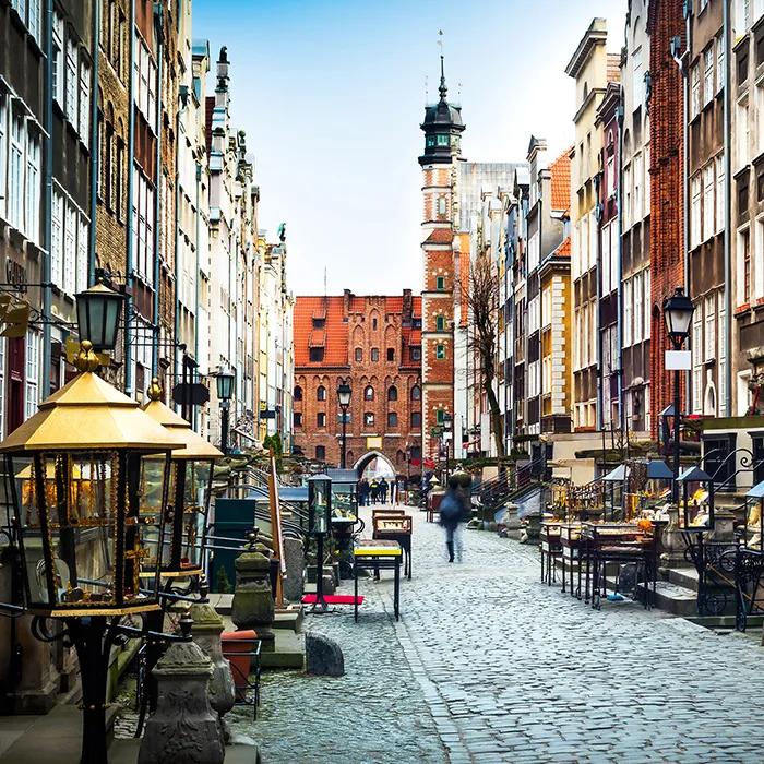 The romantic Mariacka Street