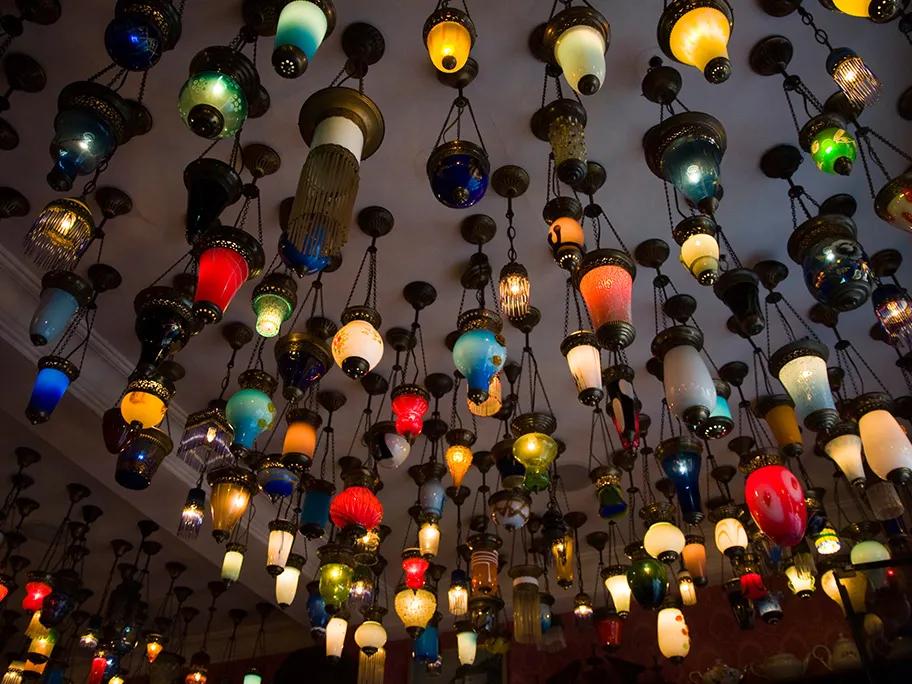 1001 lights in the Kybele Hotel