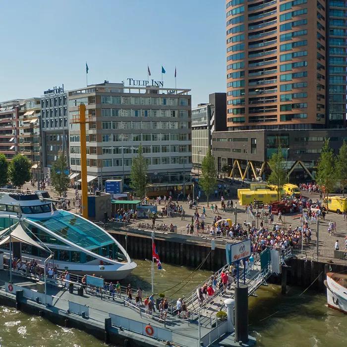 Willemsplein, departure point of the Spido
