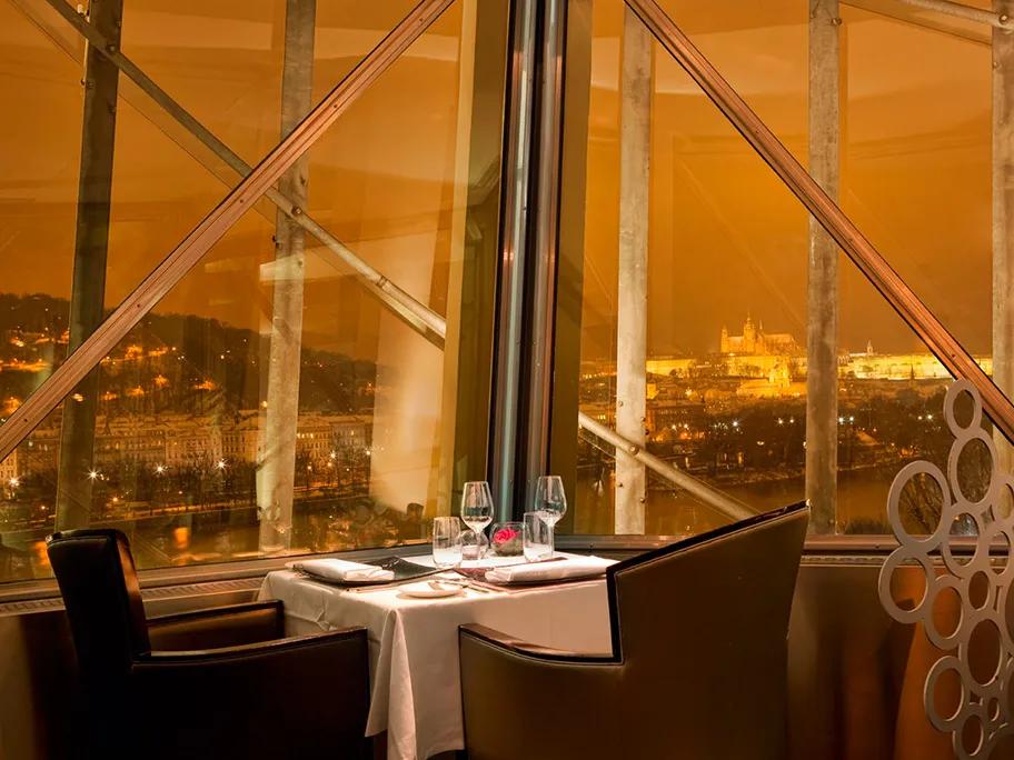 At restaurant Celeste