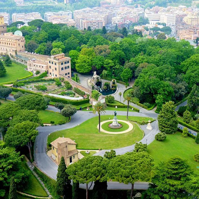 The Vatican gardens