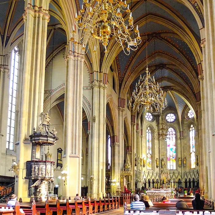 The pulpit of the Zagreb cathedral