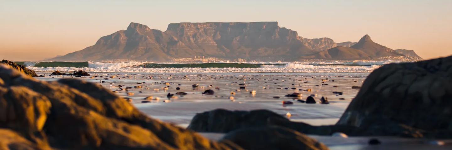 sea view on rocks