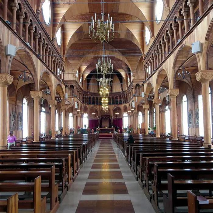 The beautiful church interior