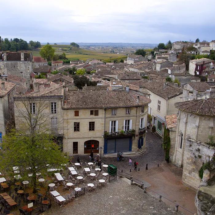 The charming city centre of Saint-Émilion