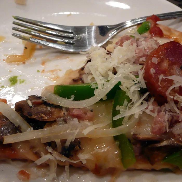 Pizza at Doppio Zero
