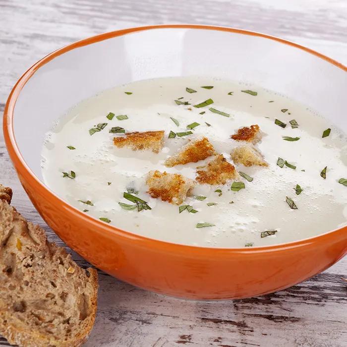 Traditional garlic soup
