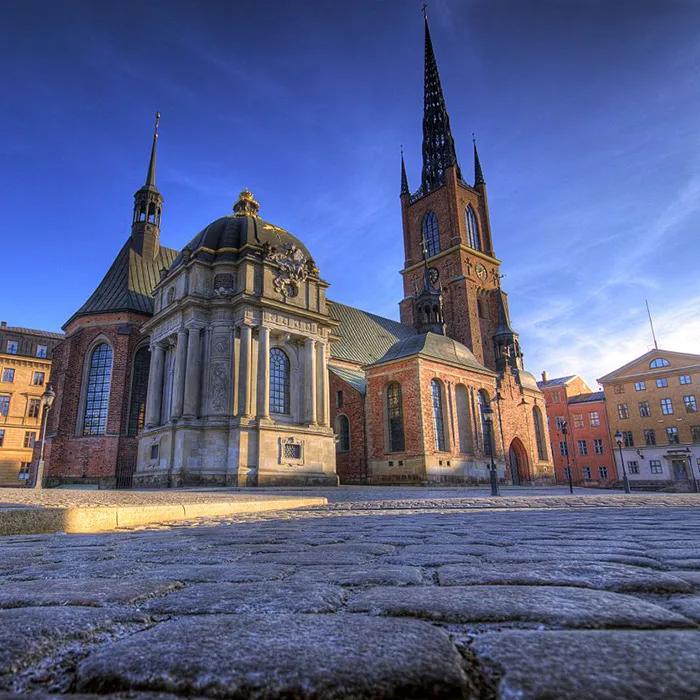 The royal crypt church: Riddarholmskyrkan