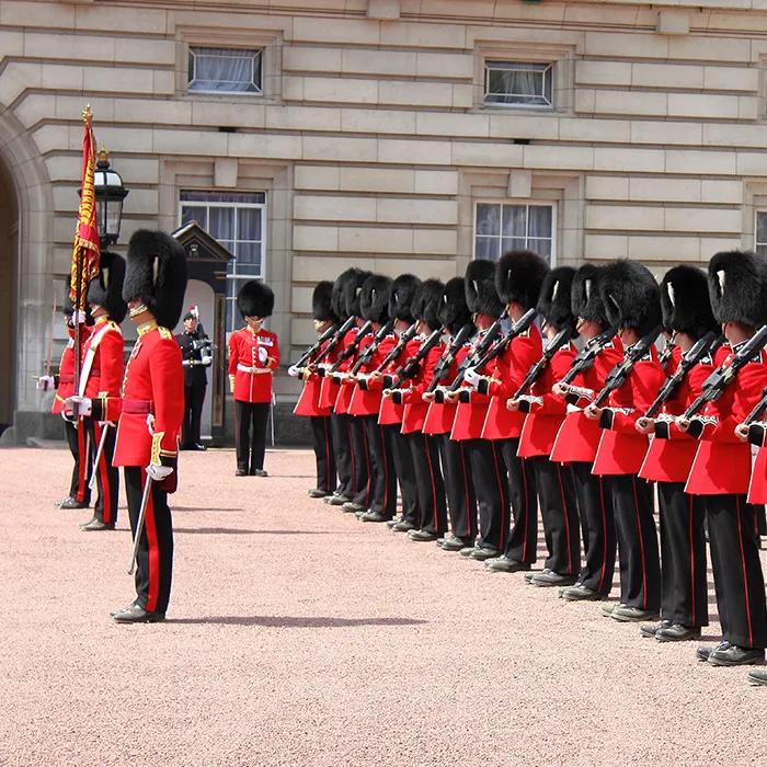 The stately changing of the guard