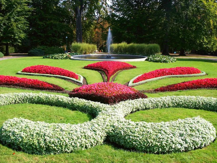 The beautiful castle gardens