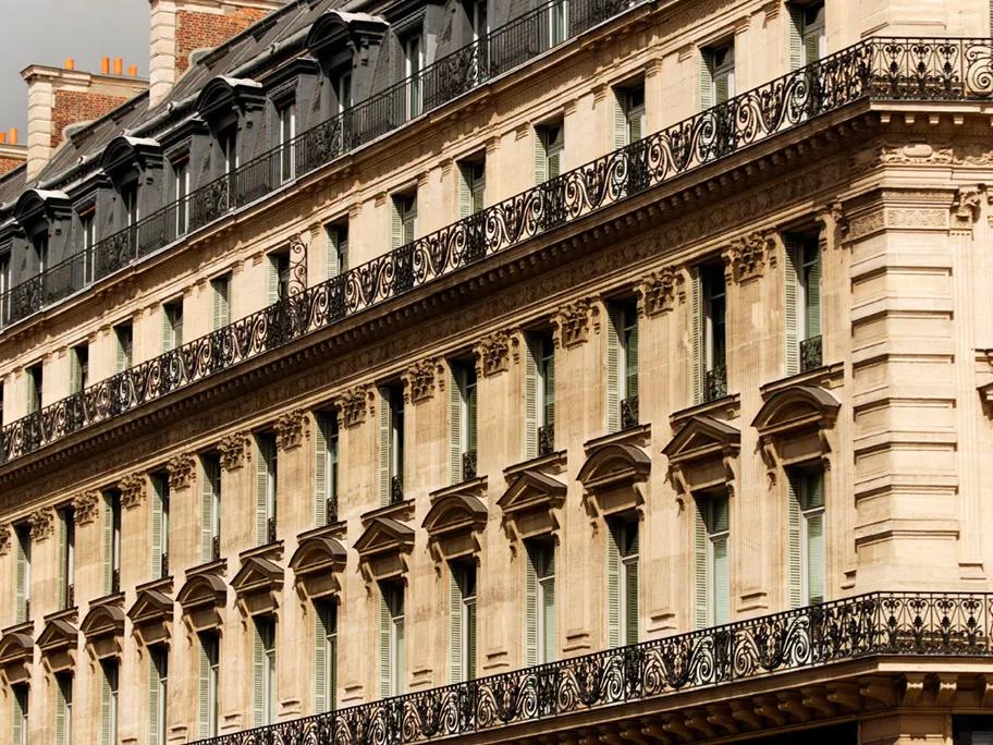 The distinctive Haussmann style