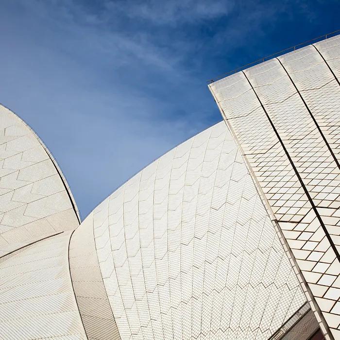 The Opera House’s unique white ‘sails’