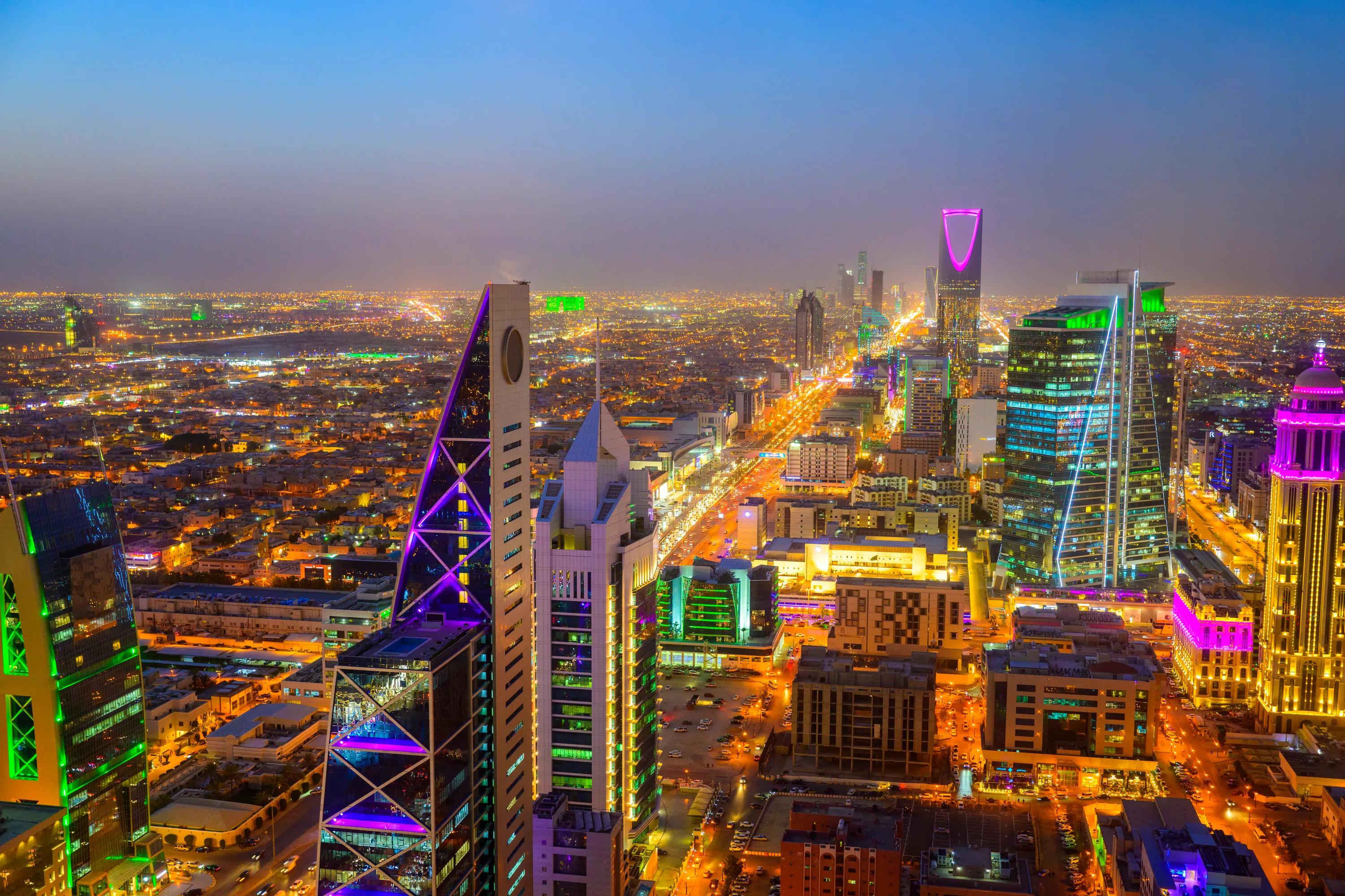 The Riyadh skyline