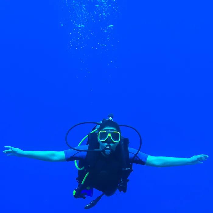Scuba diving