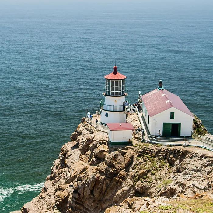 The Point Reyes lighthouse