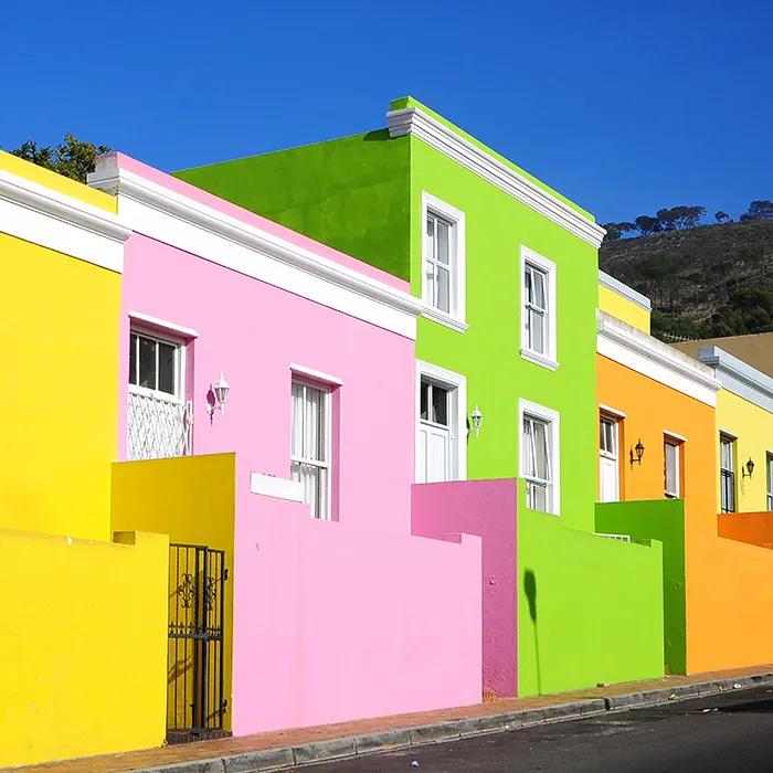 Coloured houses in Bo-Cape