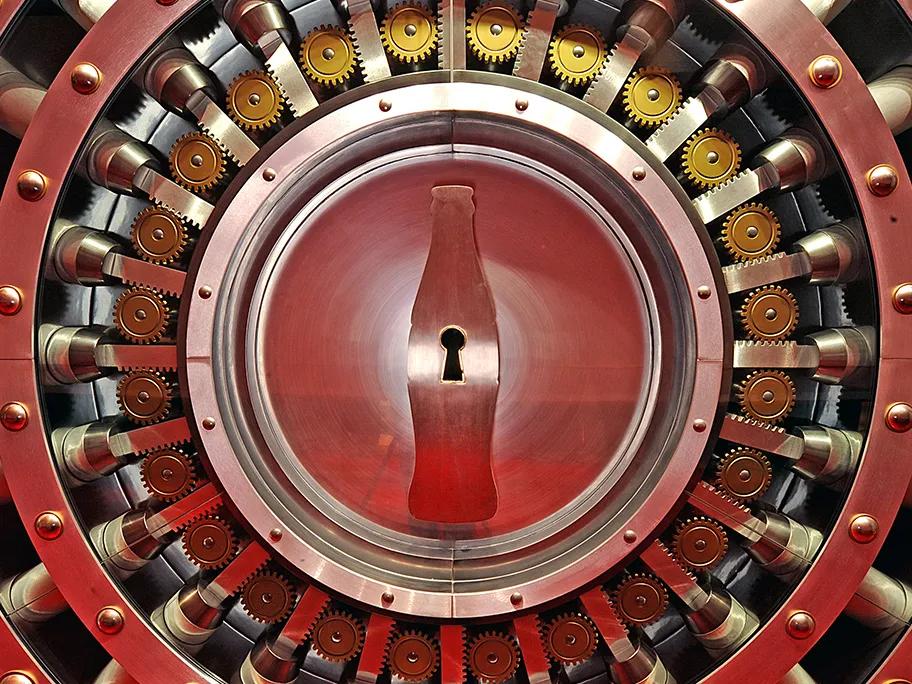 The safe with the secret recipe