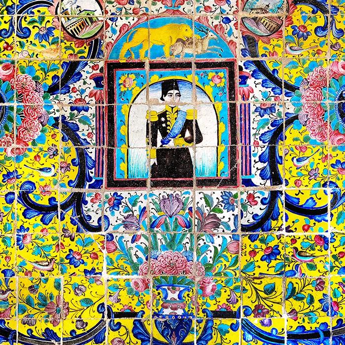The recurring flower pattern