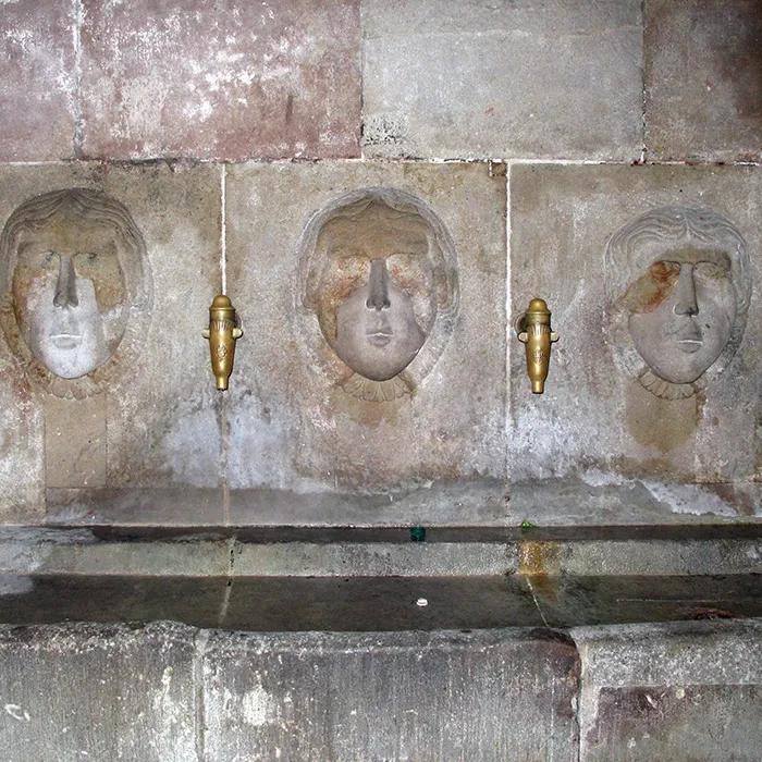 The 14th-century fountain on Plaça de Sant Just